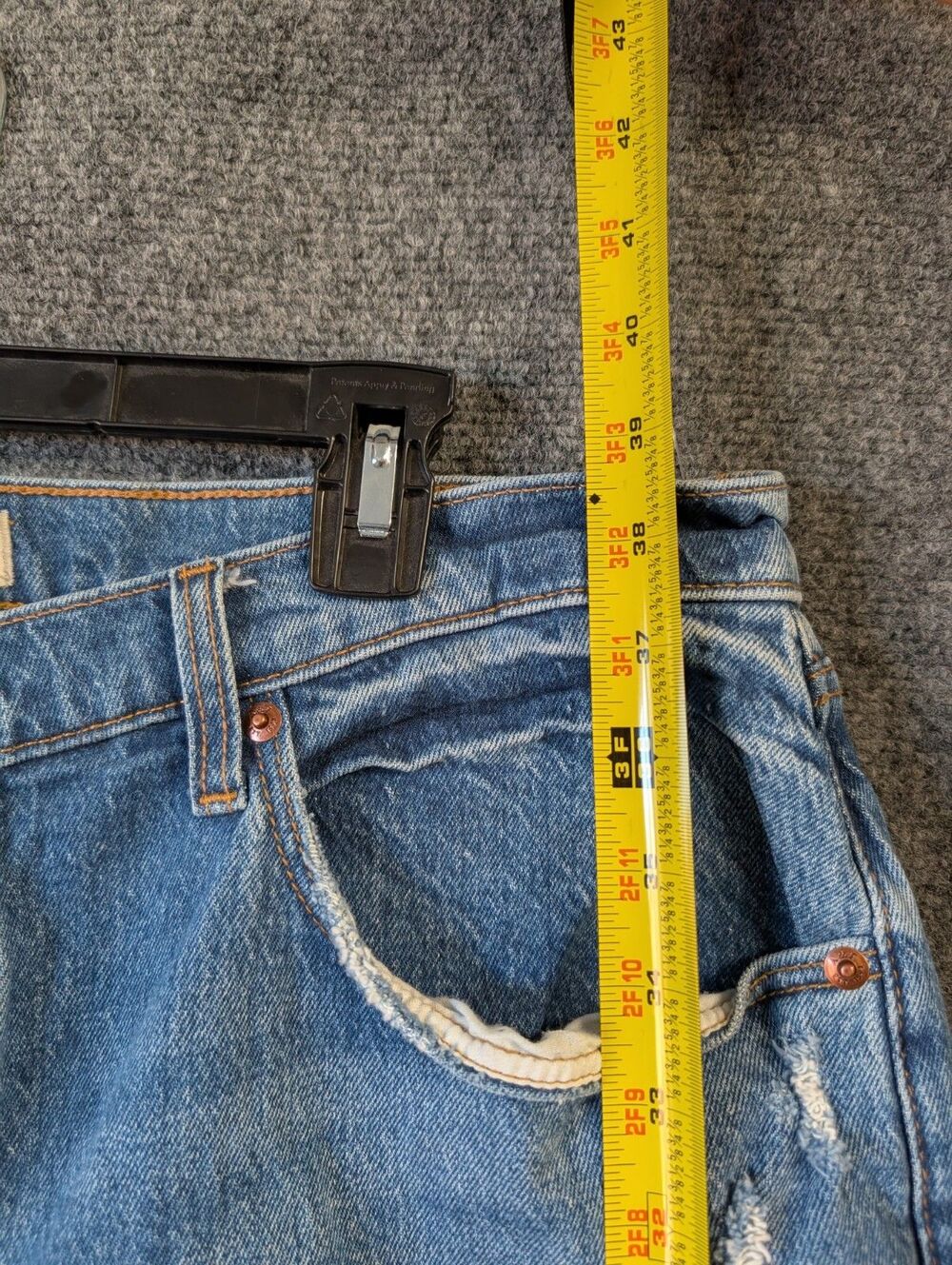 Abercrombie Jeans Women 33 16S 90s Baggy Low Rise Curve Love Distressed - Picture 6 of 15